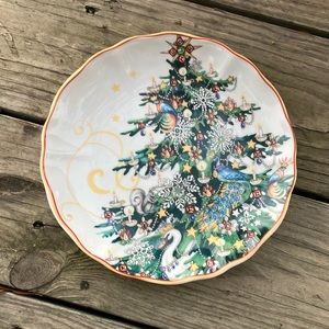 Christmas Tree salad plate exclusively for Williams-Sonoma 2012